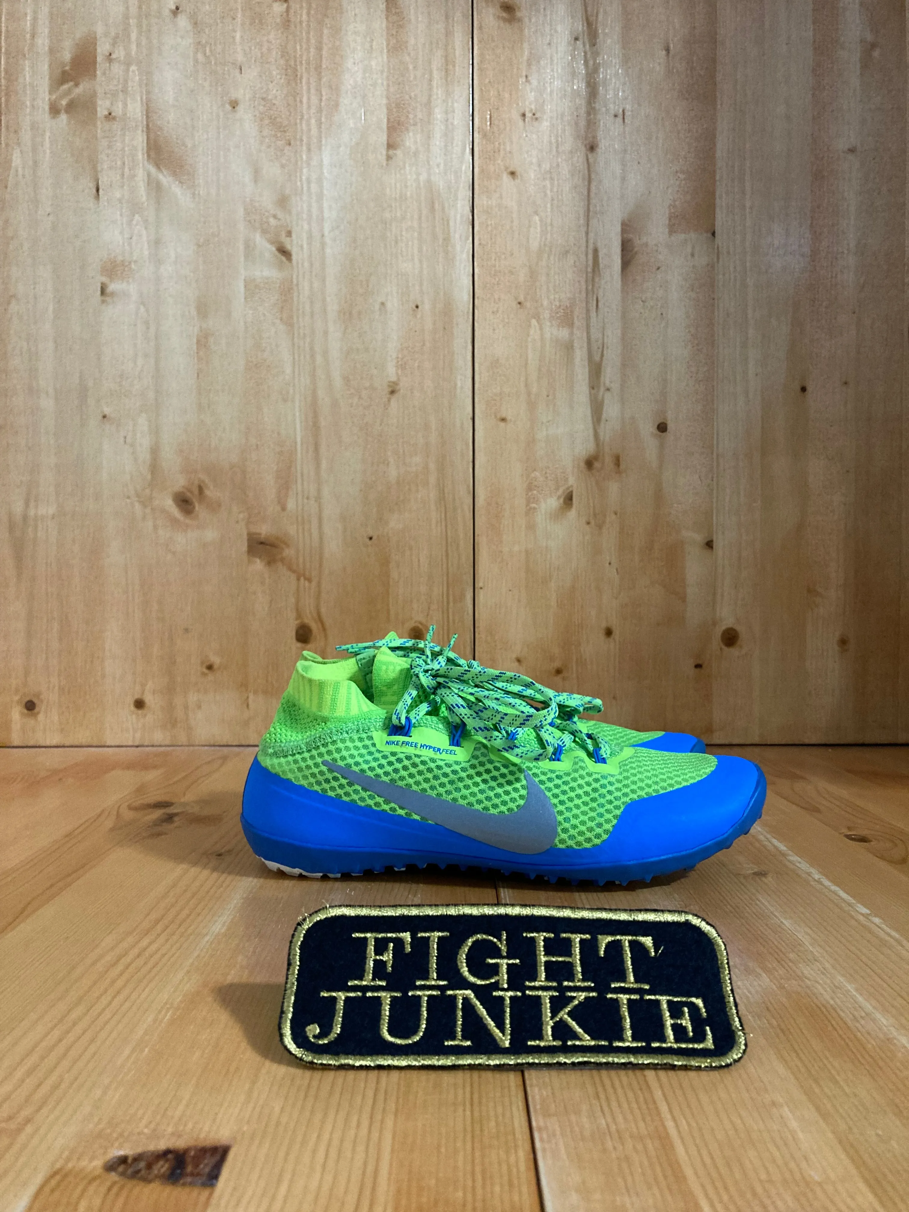 NIKE FREE HYPERFEEL Women's Size 7.5 Trail Running Shoes Sneakers Green & Blue Best Asics Golf Shoes