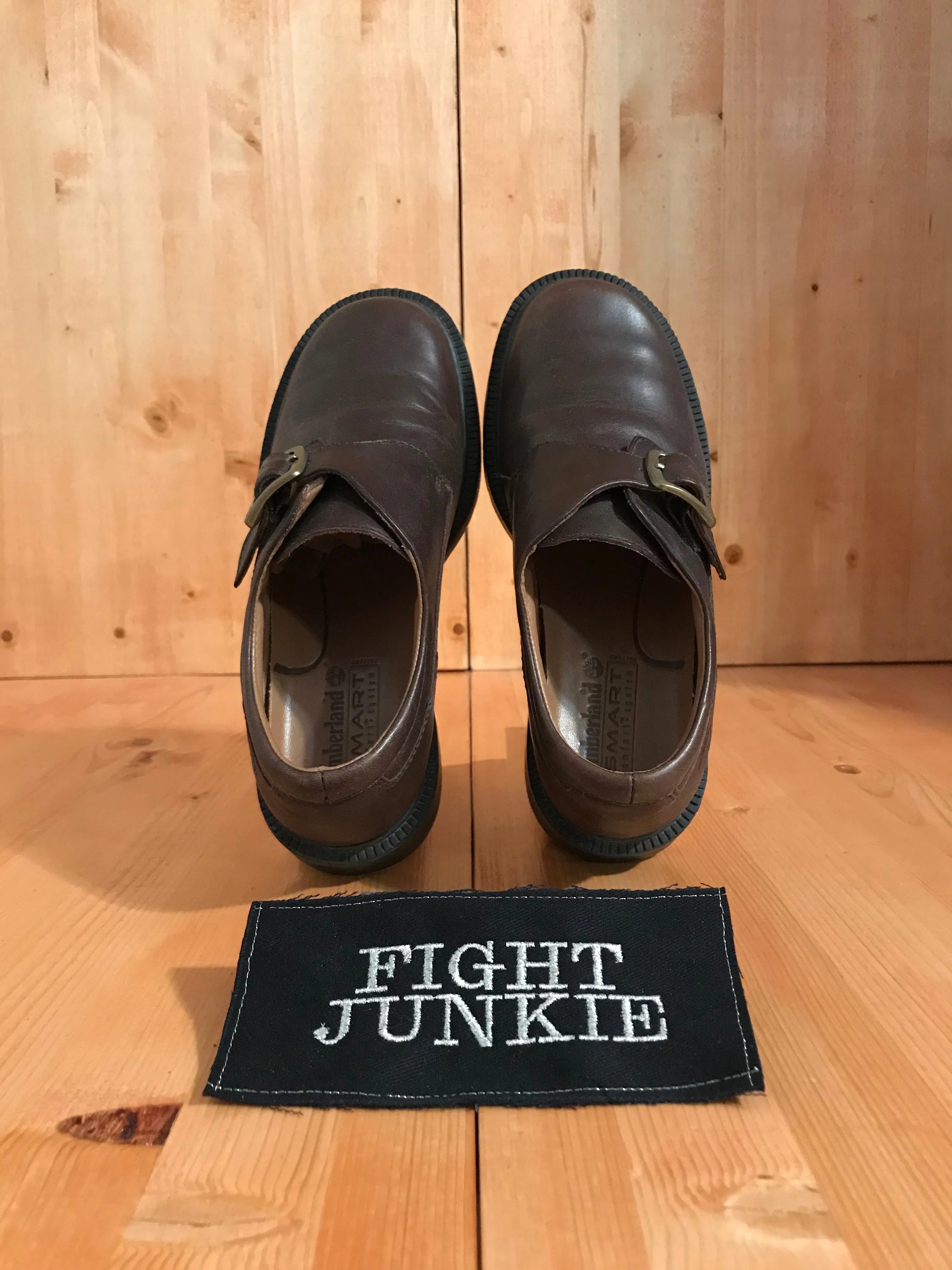 TIMBERLAND Women's Size 6M Leather Oxford Waterproof Smart Comfort Shoes Sneakers Brown Vans Mte Sk8 Hi Waterproof Insulated Shoe