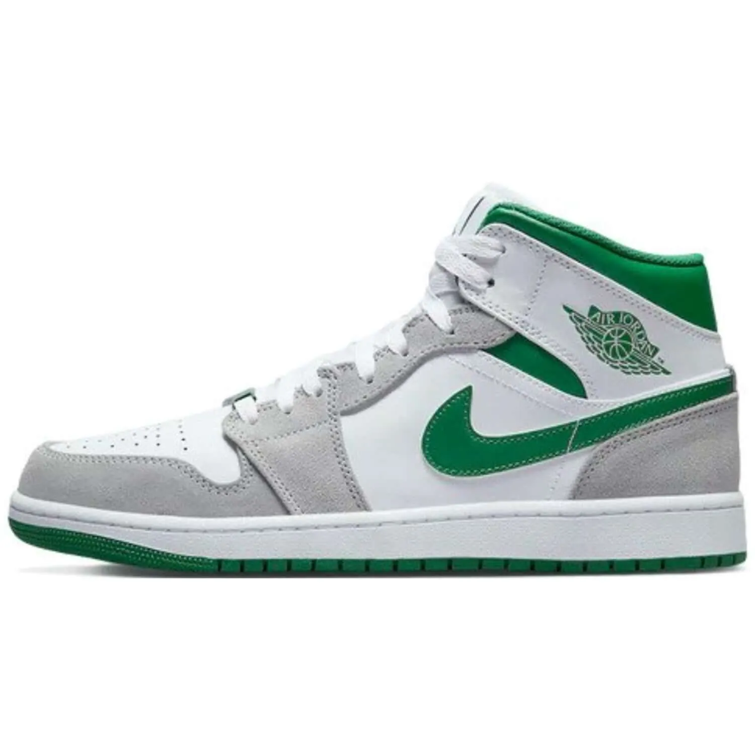 Air Jordan 1 Mid 'Grey Green' Asics Japan S Platform Lifestyle Shoes