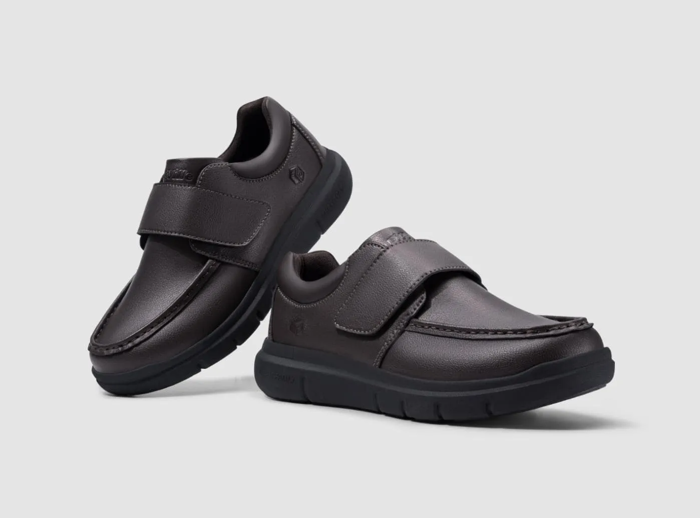 Flat Sole Mountain Bike Shoes FitVille Men's BriskWalk Elite Dress Shoes V2