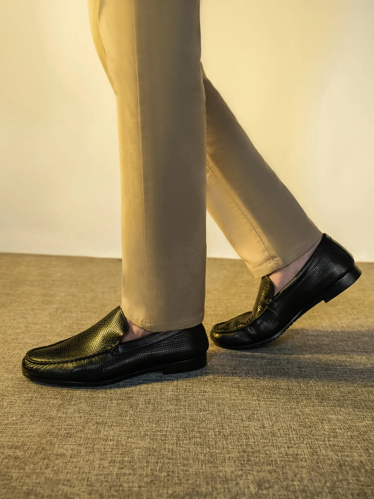 Flat Lace Up Shoes Men "FELIPE" Penny Keeper Casual Slip-On Leather Moccasins