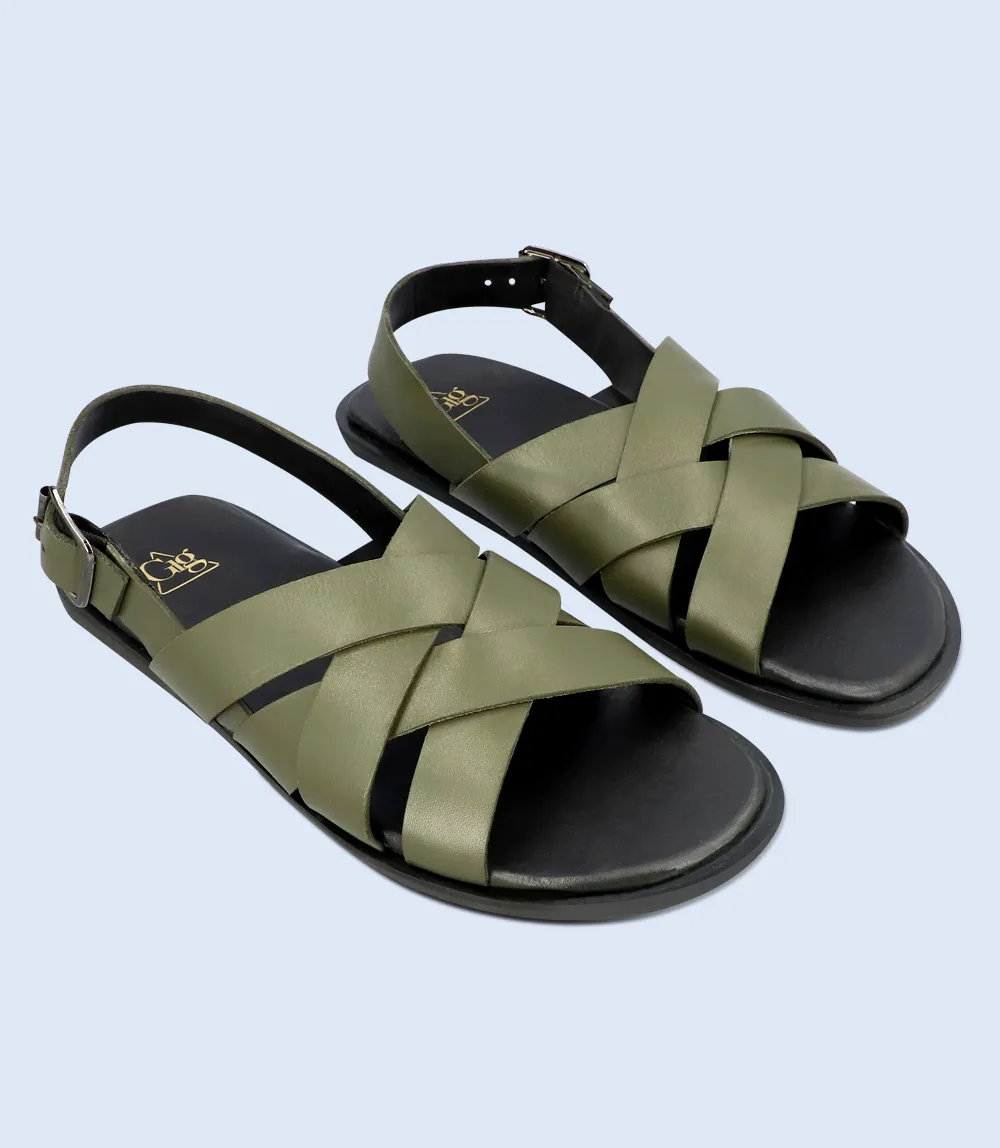 Negril Restaurants BM5590-OLIVE-Men Sandal