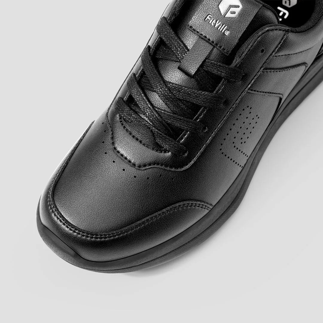 Sole Society Flat Shoes FitVille Men's BriskWalk Deluxe Lace-up Business Casual Sneaker