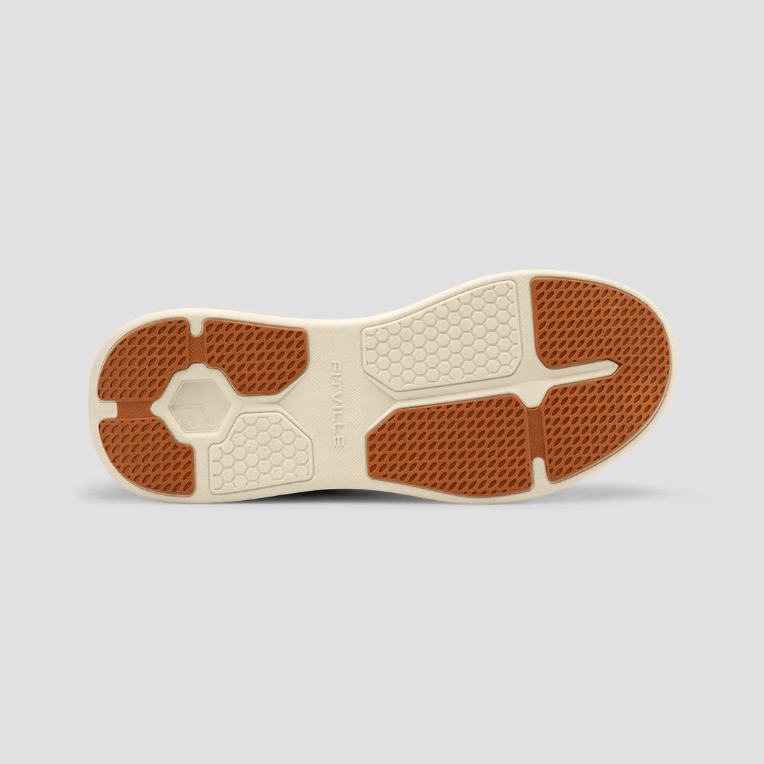 Flats That Feel Like Tennis Shoes FitVille Men's BriskWalk Deluxe Lace-up Business Casual Sneaker