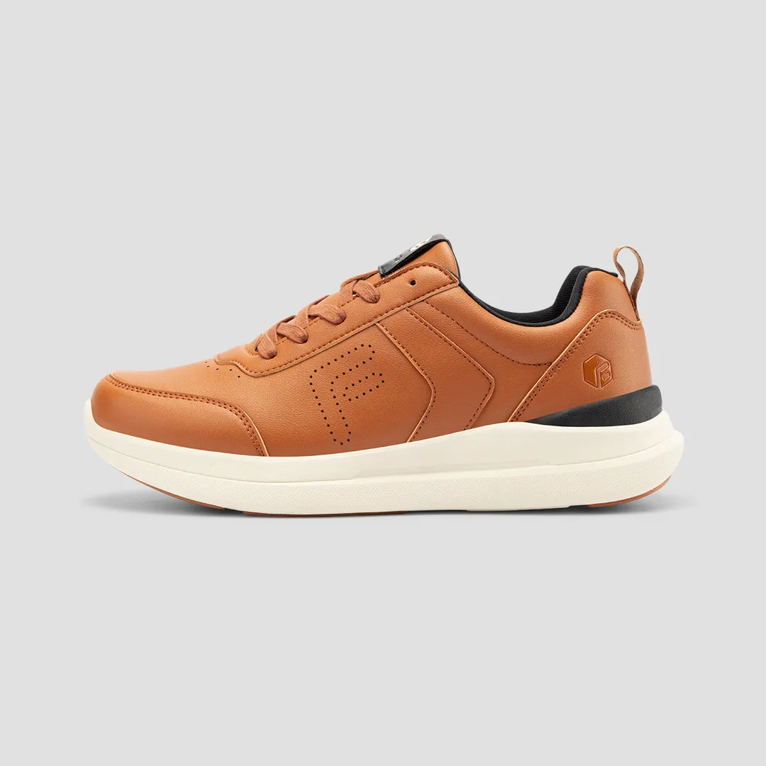 FitVille Men's BriskWalk Deluxe Lace-up Business Casual Sneaker Rack Room Shoes Flats