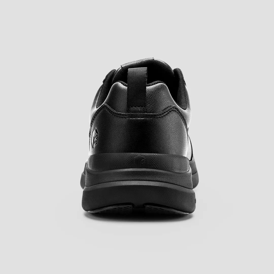 FitVille Men's BriskWalk Deluxe Lace-up Business Casual Sneaker Comfortable Shoes