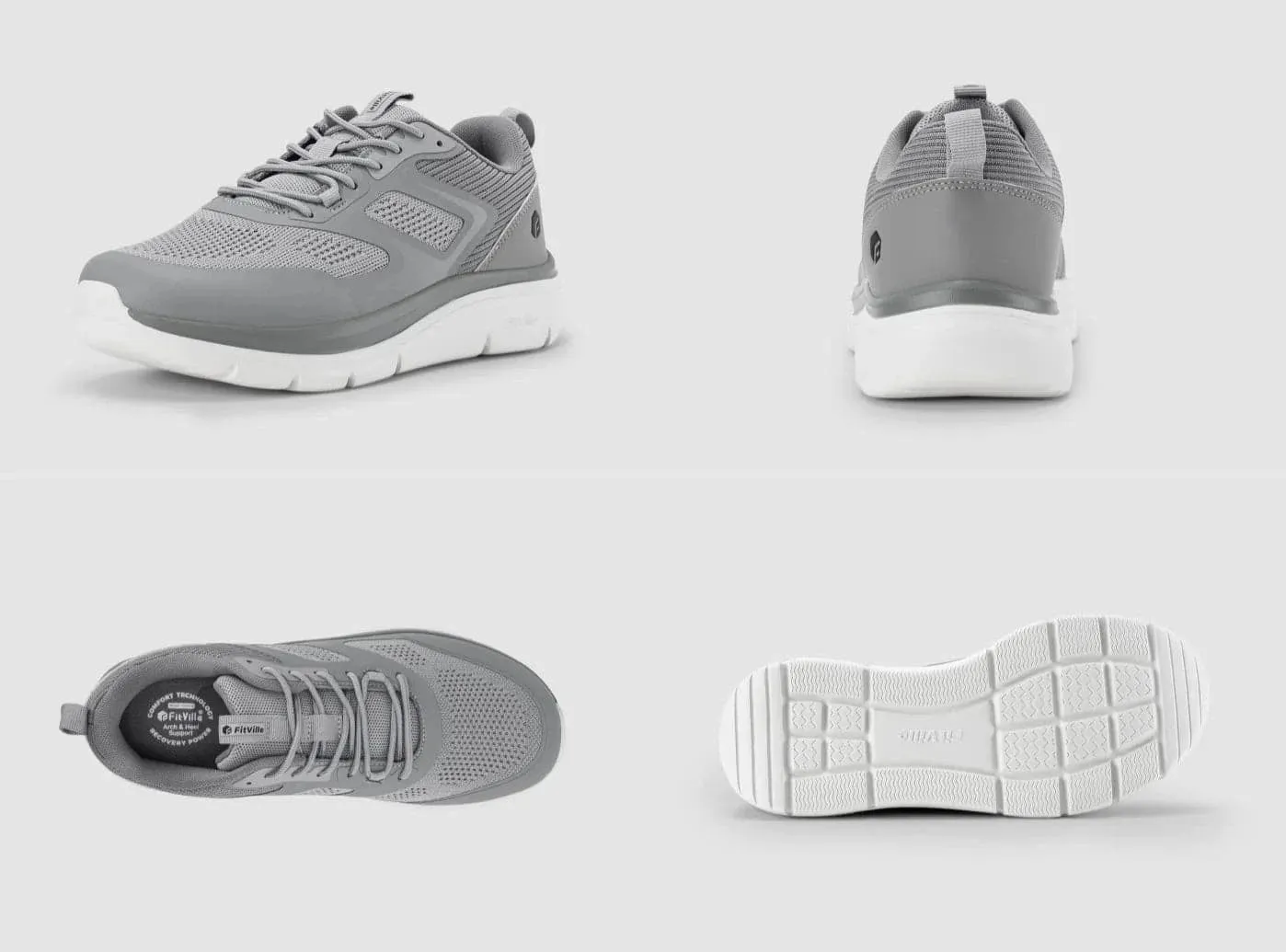 FitVille Men's Cloud Wanderer V19 Shoes And Boots