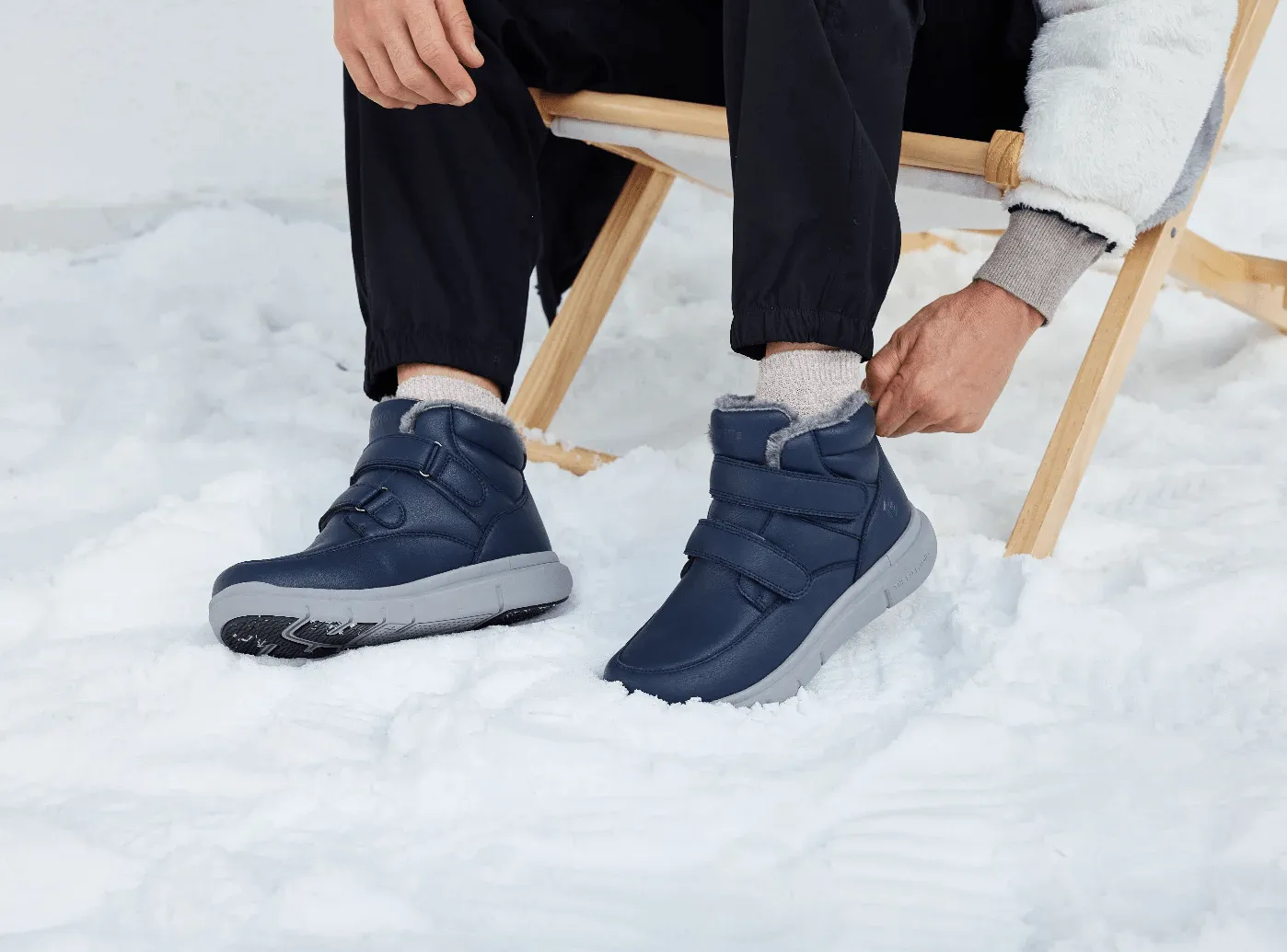 FitVille Men's CozyCore Winter Boots V5 Best Arch Support Shoes For Flat Feet