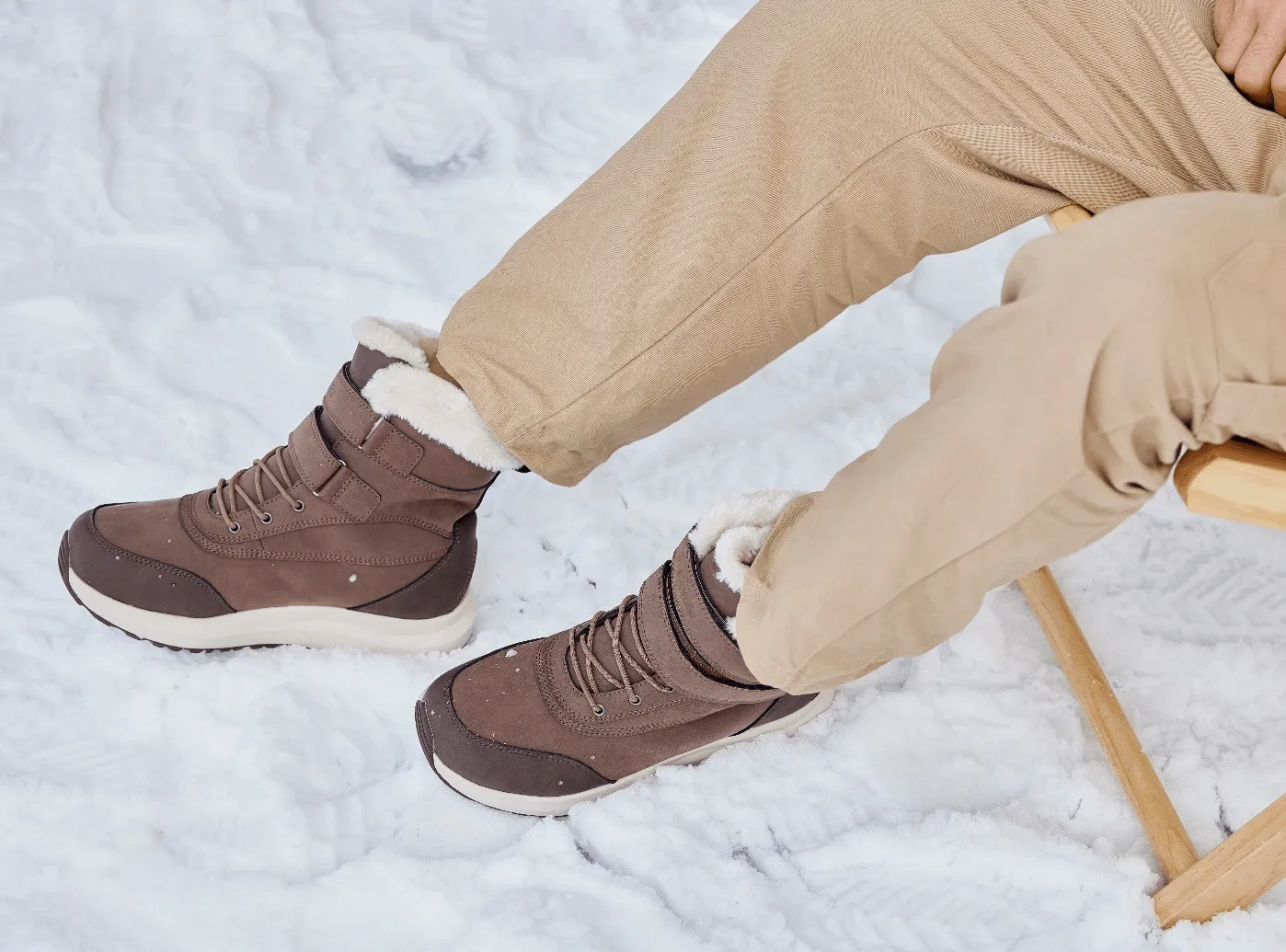 Flat Satin Shoes FitVille Men's CozyCore Winter Boots V7