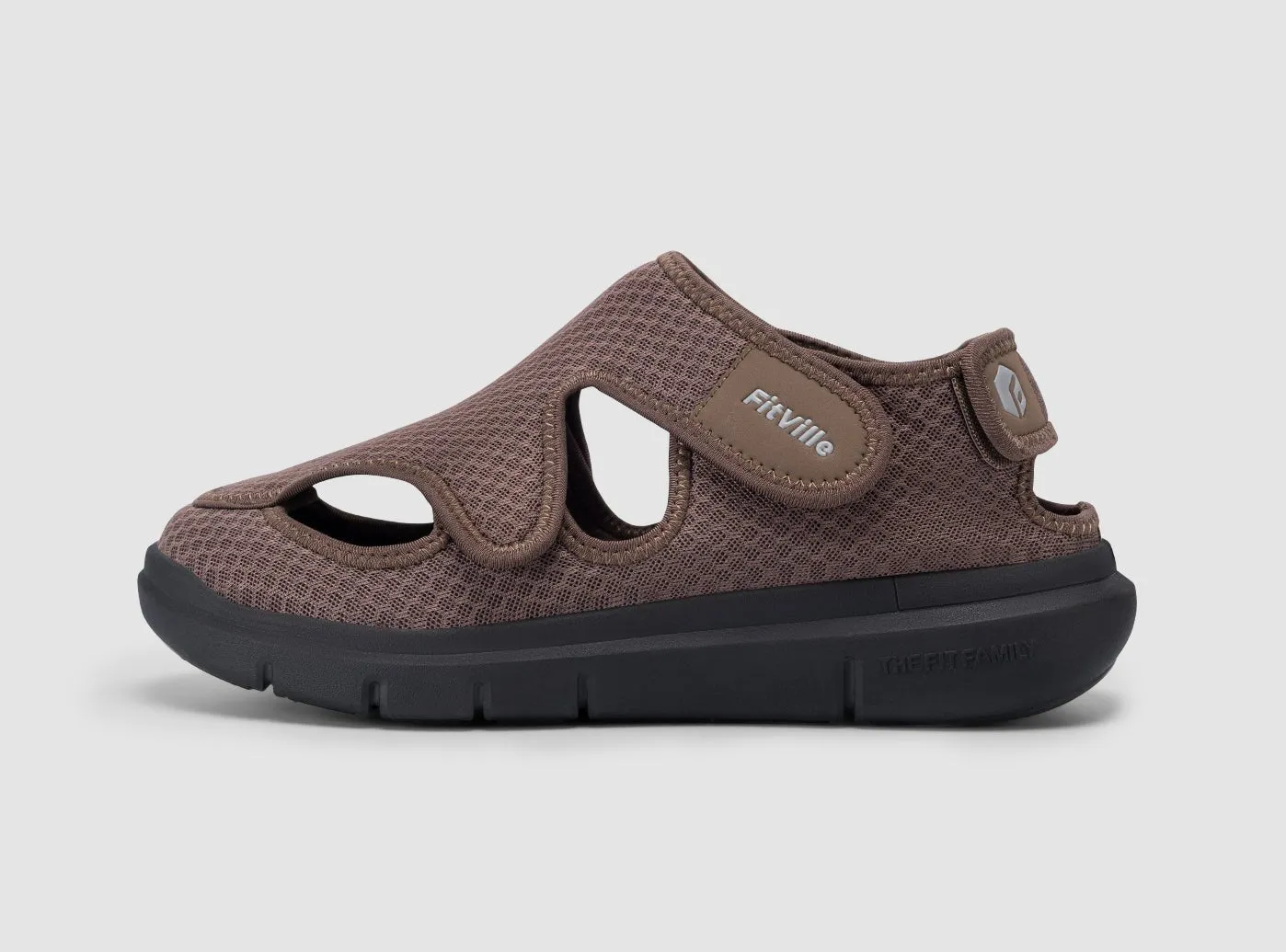 FitVille Men's EasyTop Recovery Sandal V5 Heeled Sandals Slip On