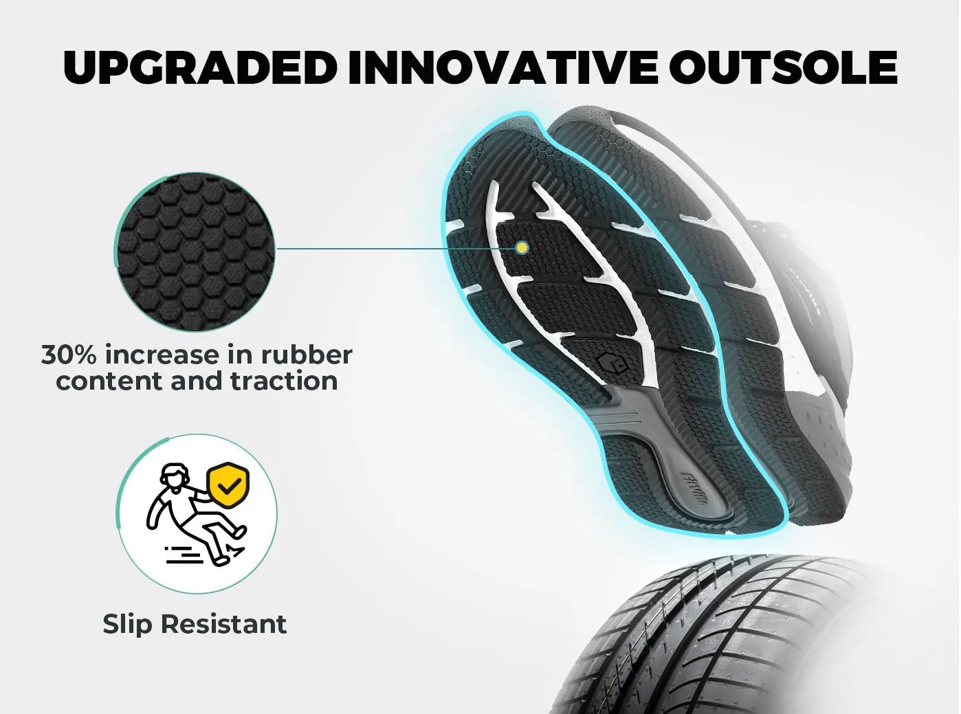 Formal Shoes Flat Sole FitVille Men's Rebound Neo Walking Shoes V1