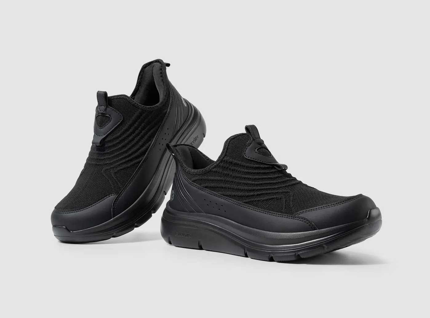 Flat Satin Wedding Shoes FitVille Men's Step Ease Slip-On Walking Shoes V1