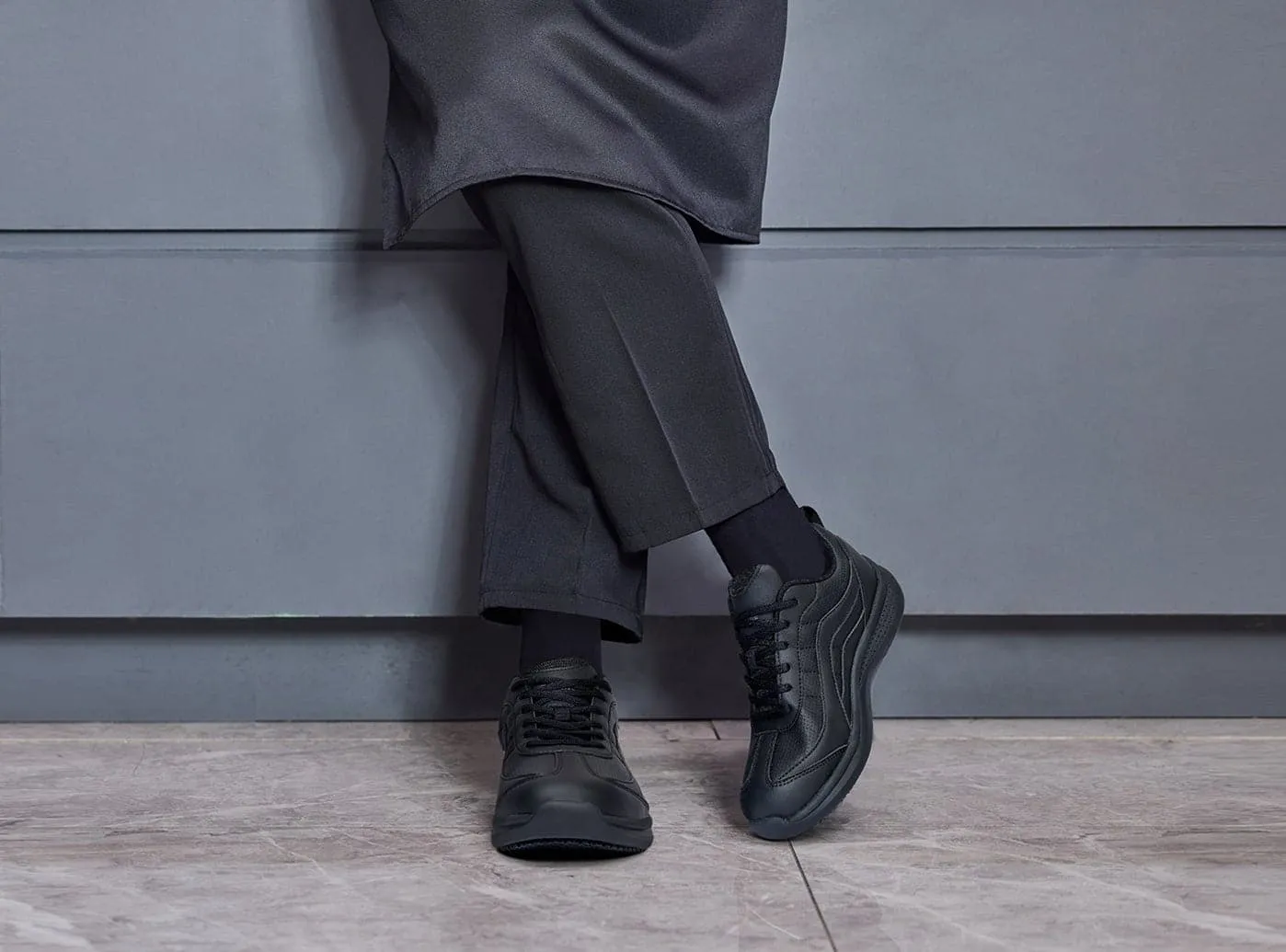 Xc Flat Pedal Shoes FitVille Men's TopGrip SR Work Shoes V2