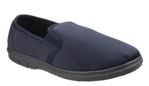 Sports Slides Shoes Fleet & Foster John Mens Full Velour Slipper