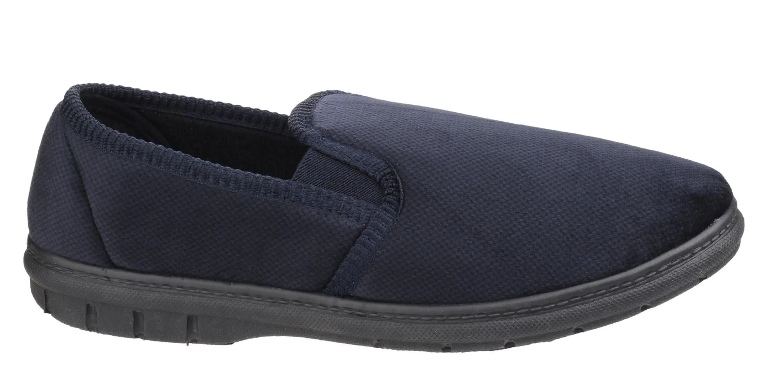 Fleet & Foster John Mens Full Velour Slipper Cozy Slippers Brand With A Nut In Its Logo