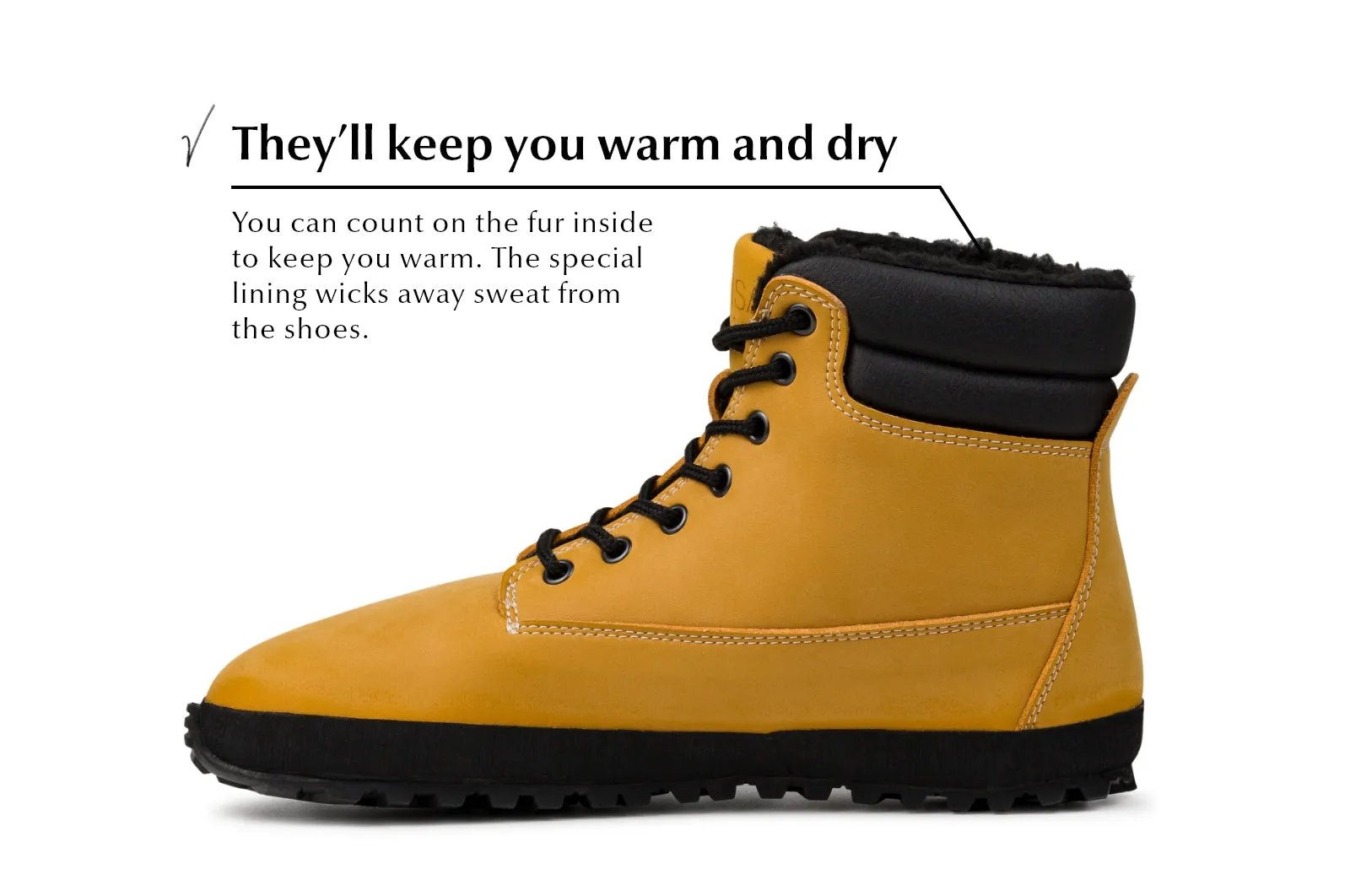 Men's Comfort winter boots Shuma Winter mustard nubuck Walmart Hiking Shoes