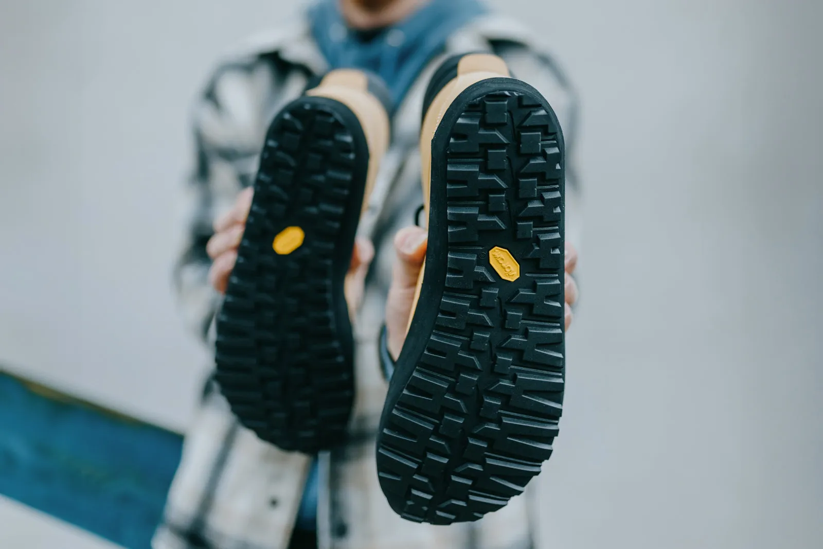 Men's Comfort winter boots Shuma Winter mustard nubuck Best Non Slip Hiking Shoes