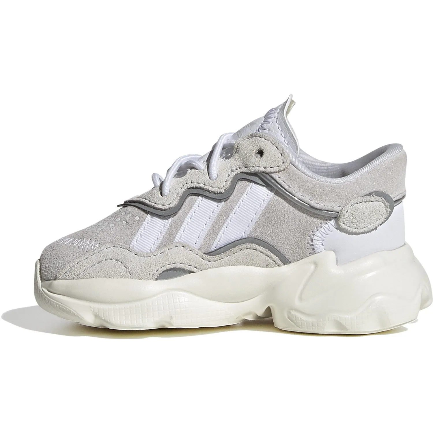 adidas Originals Crystal White/Cloud White/Off White Ozweego El I Sneakers Shoe Carnival Adidas