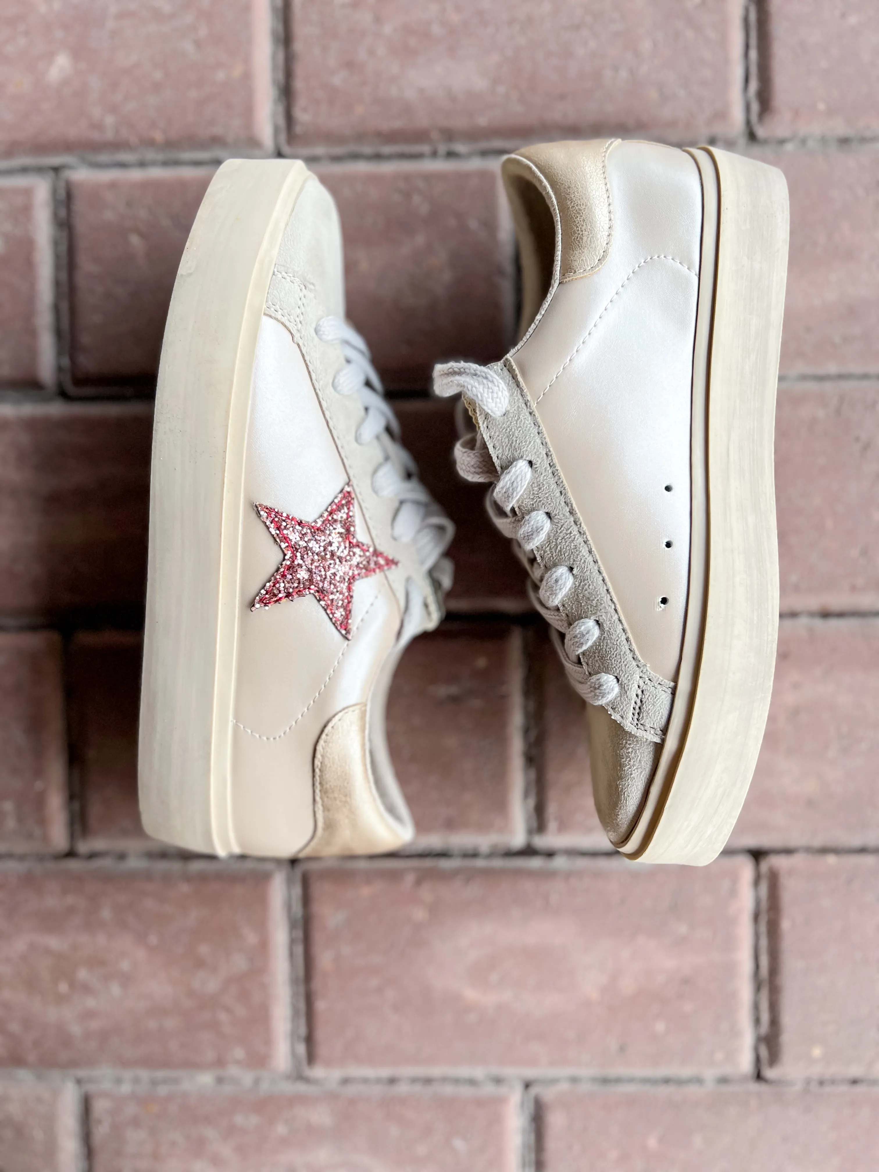 Sherpa Sneakers [ShuShop] Reba-Champagne