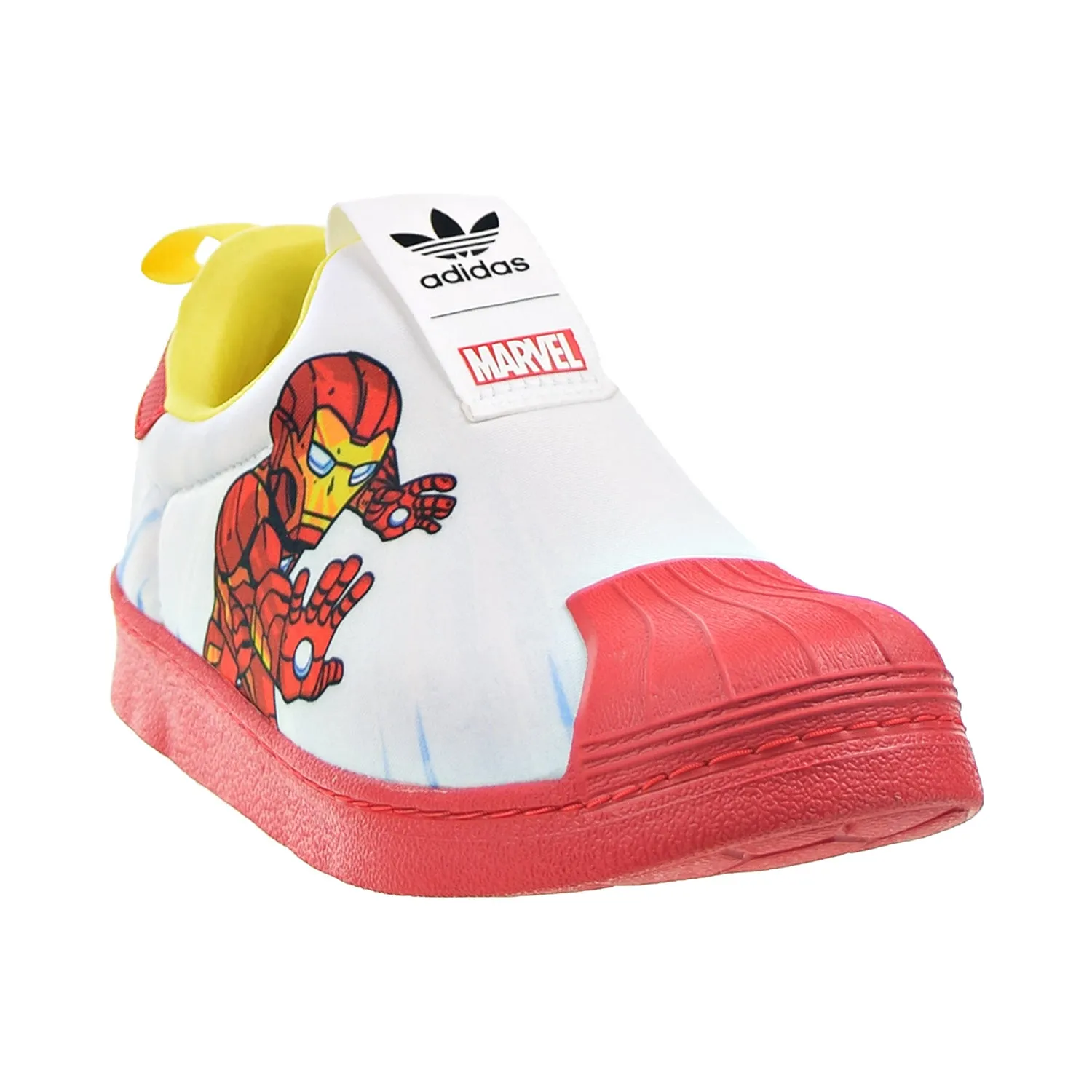 Adidas Tyshawn Ii Skate Shoes Adidas X Marvel Superstar 360 C "Iron Man" Little Kids' Shoes Cloud White-Red