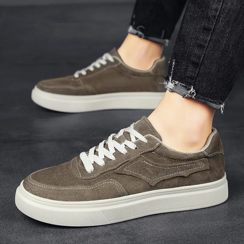 Flat Fall Shoes British Retro Low-top Sneakers Men