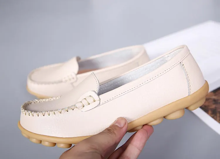 FUDYNMALC White Boat Shoes Womens