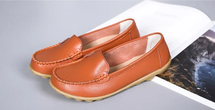 FUDYNMALC White Boat Shoes Womens Chi