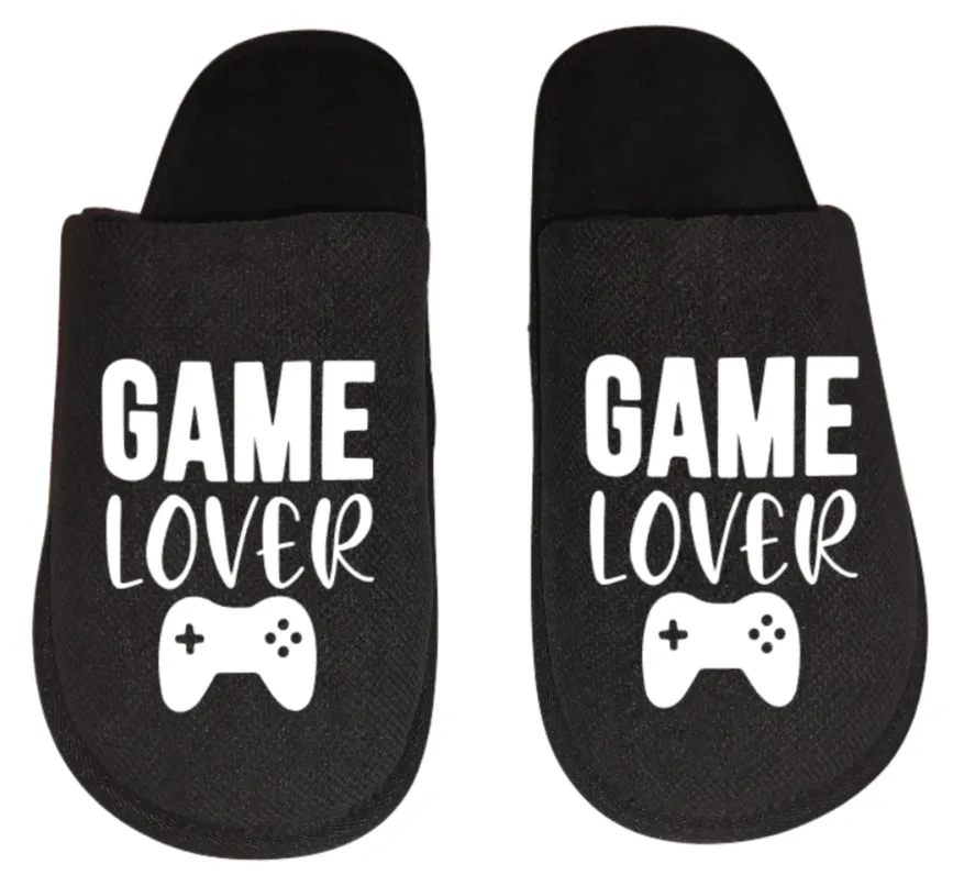 game lover video game Gamer Gaming Men's Slippers / House Shoes slides dad husband father son gift Ugg Tazz Platform Slippers