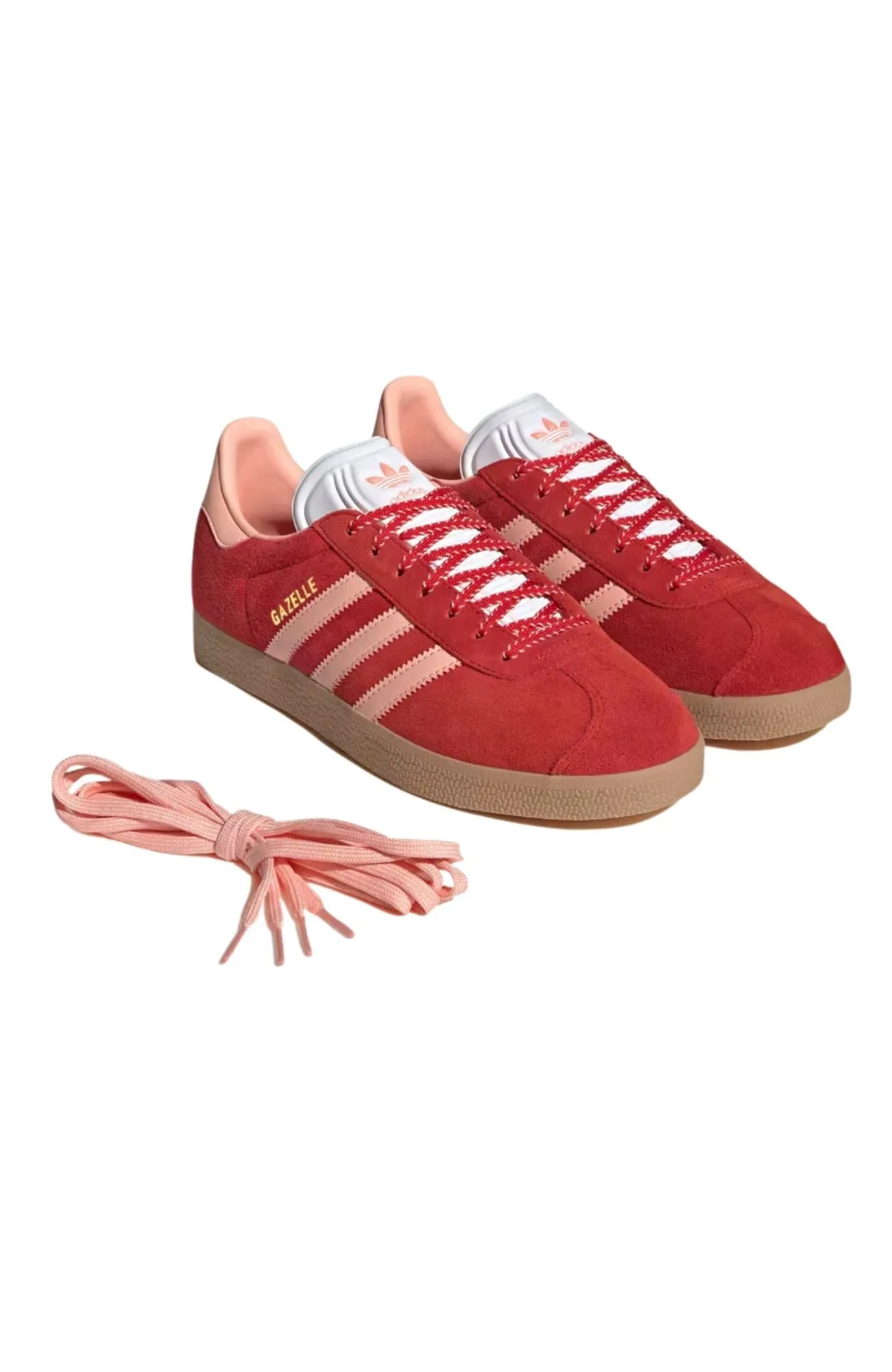 Gazelle W Better Scarlet Glow Pink Gold Slip On Shoes Adidas