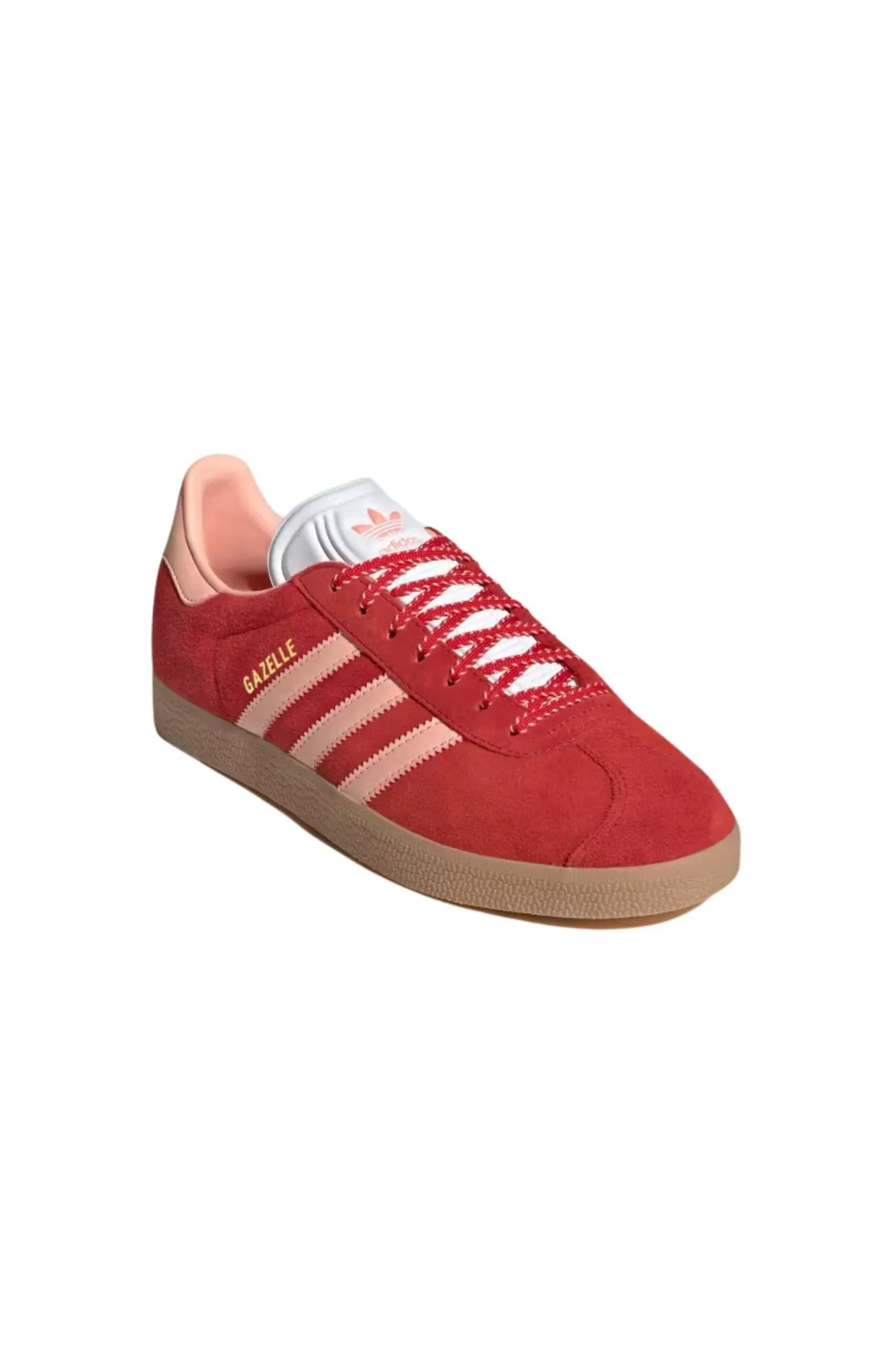 Gazelle W Better Scarlet Glow Pink Gold Adidas Shoes Track