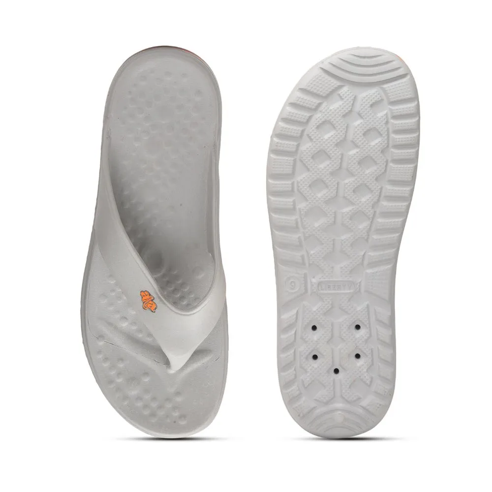 Desmos Ancient Greek Sandals A-HA Casual Grey Flip Flop For Men BEACHTIME By Liberty