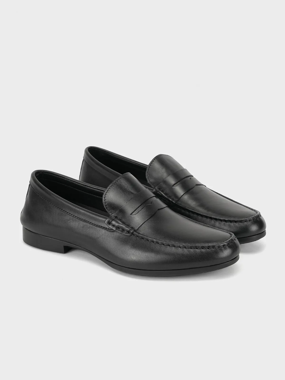 Mermaid Flat Shoes Men "NON" Woven Textured Slip On Casual Leather Moccasin Shoes