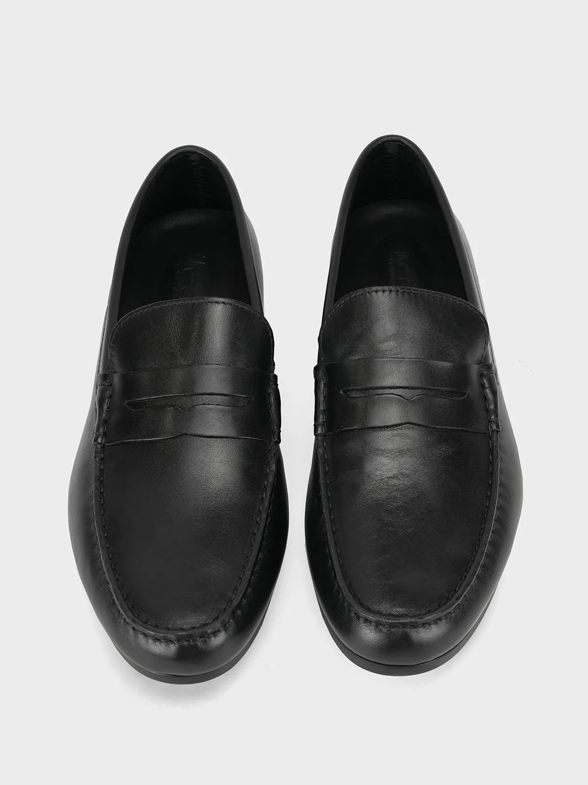 Comfy Shoes Flats Men "NON" Woven Textured Slip On Casual Leather Moccasin Shoes