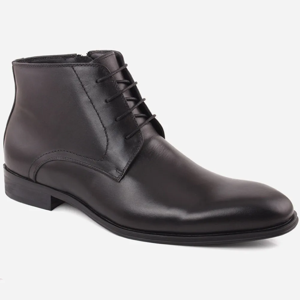 The Best Shoes For Flat Feet Men "TOM" Smart-Casual Leather Ankle High Boots