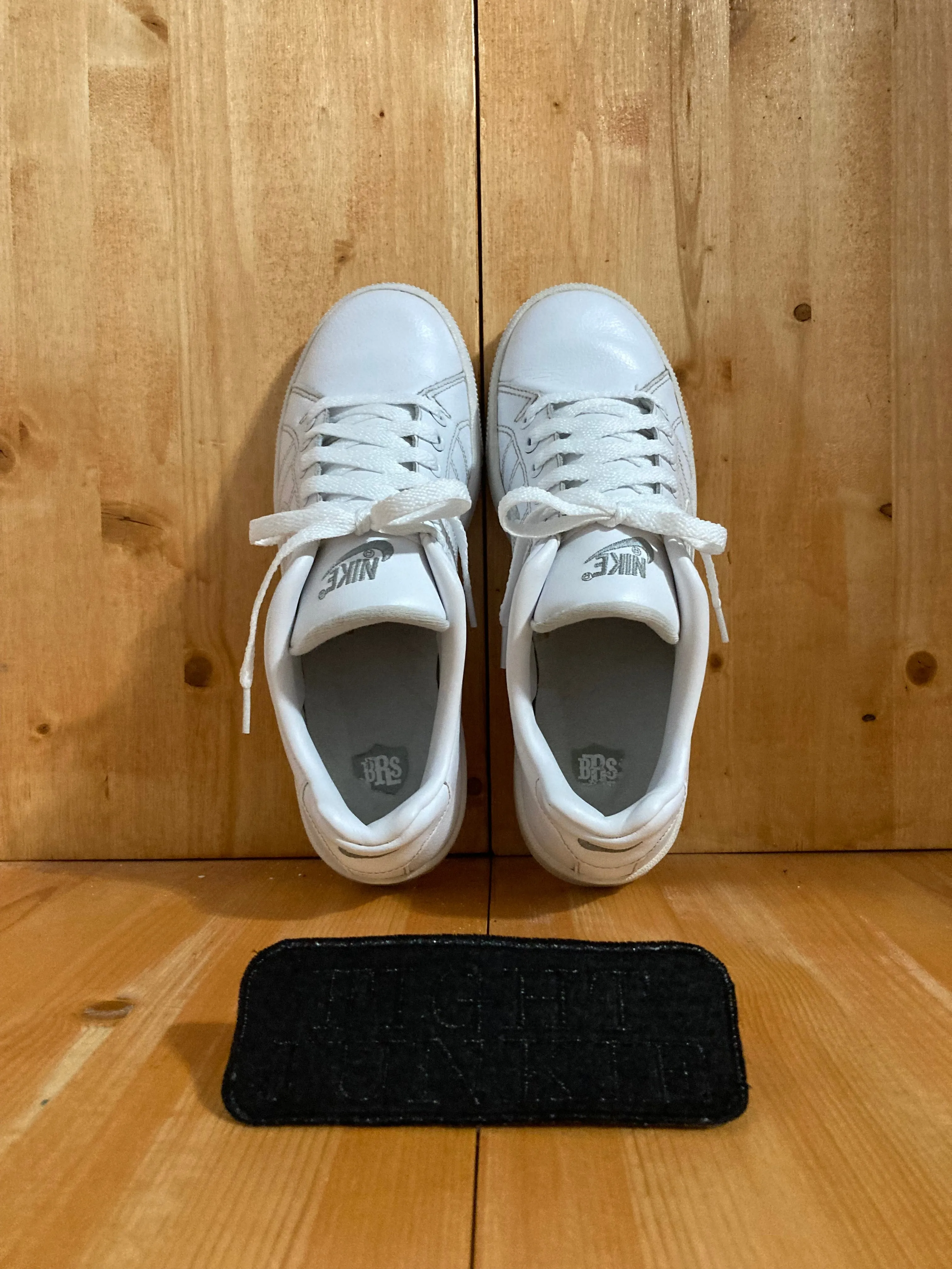 NIKE COURT TRADITION 2 Women Size 9.5 Tennis Shoes Sneakers Triple White Asics Shoes Weight