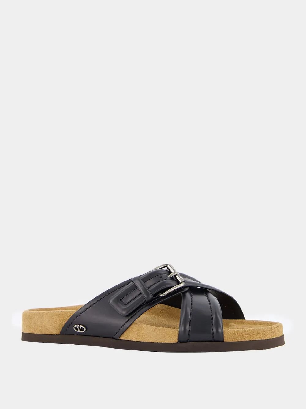 Fussfriend Leather Slides Buffalo Sandals