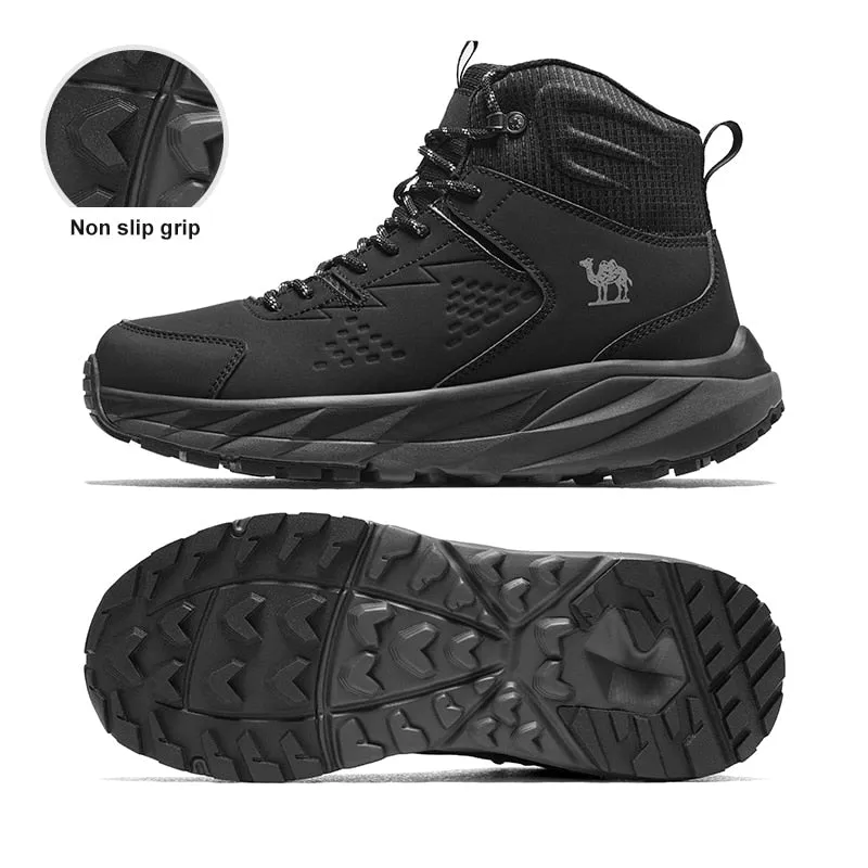 Hiking Waterproof Near Me Golden Camel Outdoor Hiking Shoes for Men 2022 New Waterproof Men's Winter Boots Non-slip Cushioning Wear-resistant Sports Shoes