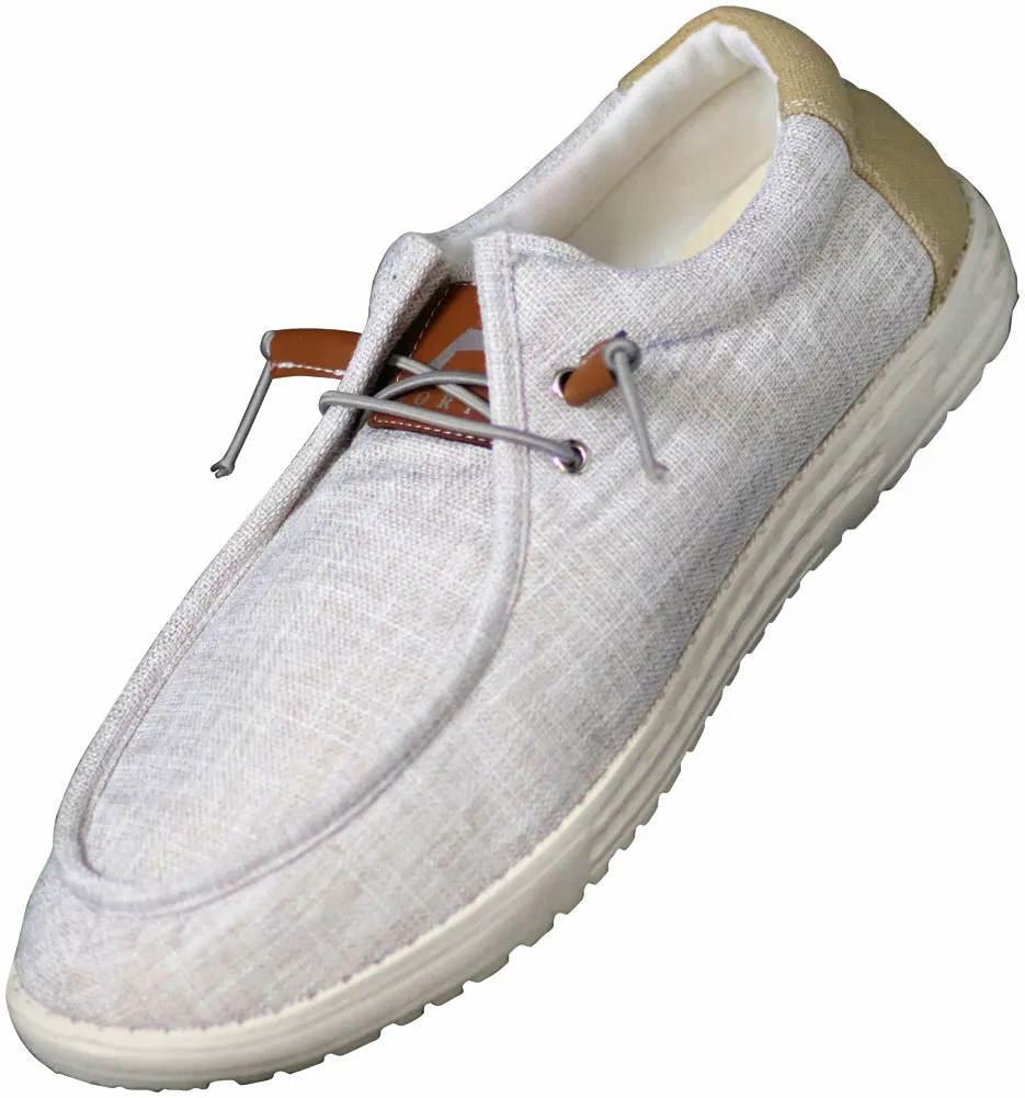 NORTY - Mens Lightweight Loafer Slip On Lace Up Boat Shoe Slippers Auction Price