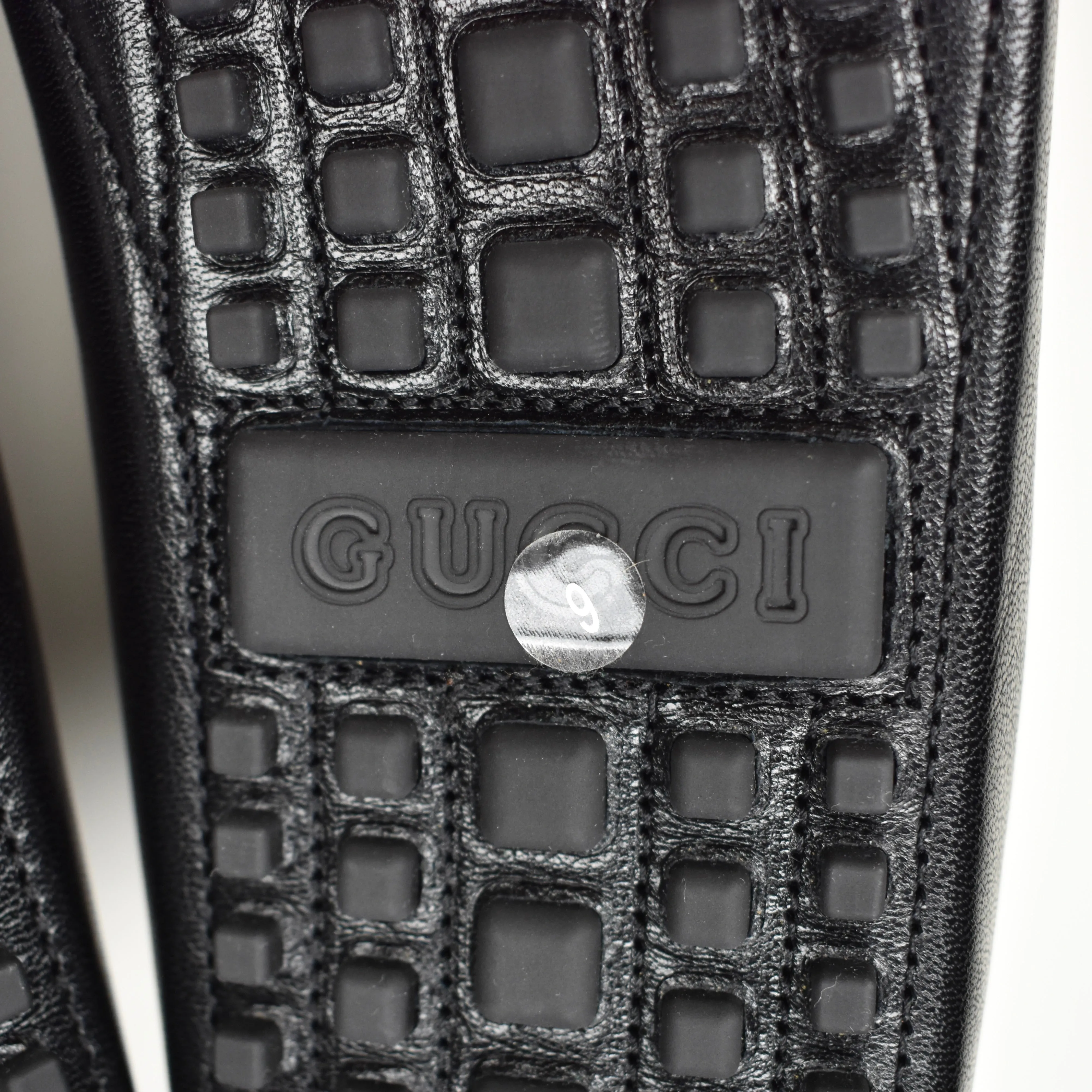 Gucci - Black Leather Horsebit Driving Loafers Crocs Slides