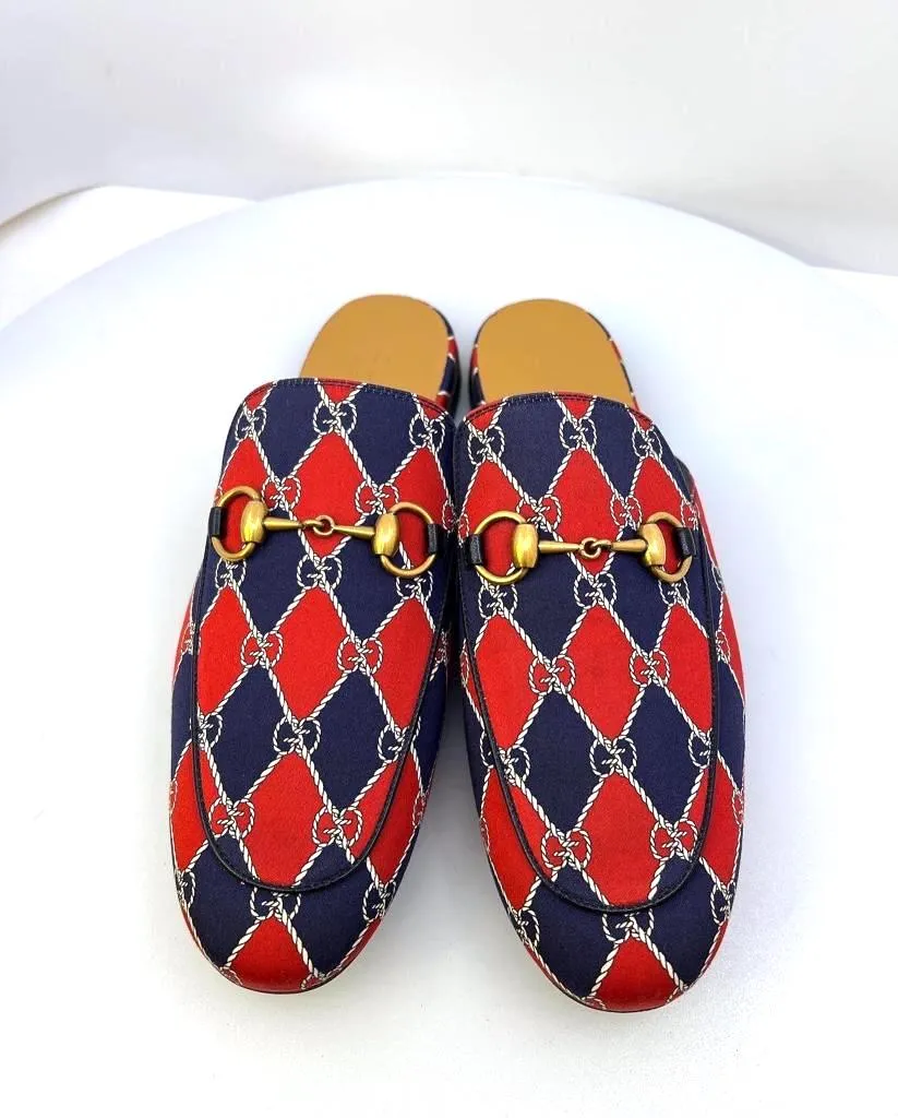 Slip Outfit Ideas GUCCI KINGS GUCCI RHOMBUS PRINCETOWN  MULES