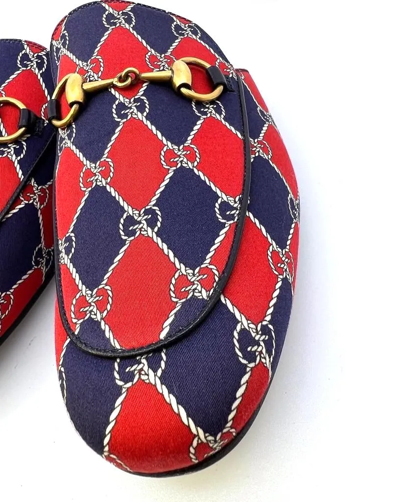 GUCCI KINGS GUCCI RHOMBUS PRINCETOWN  MULES Mop Slitters