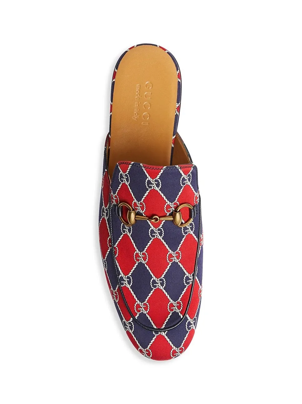 Sustainable Slippers GUCCI KINGS GUCCI RHOMBUS PRINCETOWN  MULES