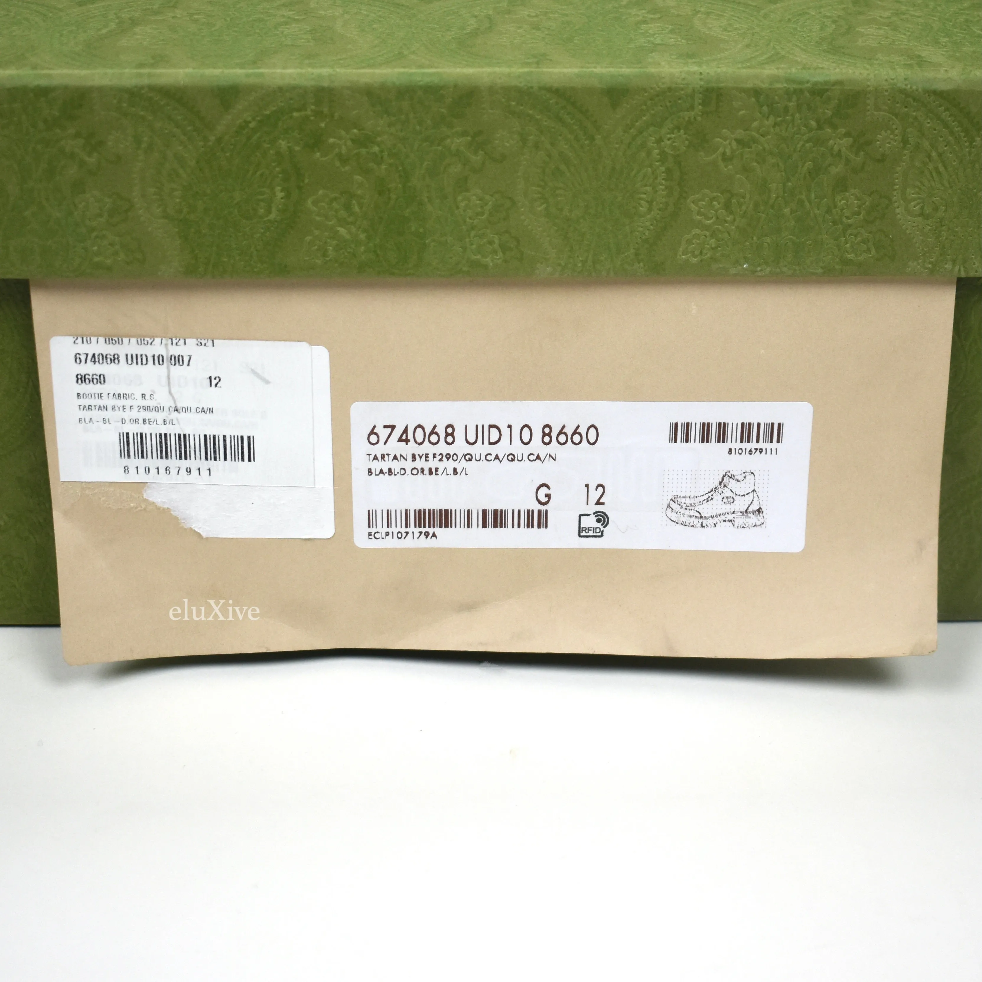 Gucci - Plaid Wool / Leather Chunky Sole Hiking Boots Shop Tasman Slippers