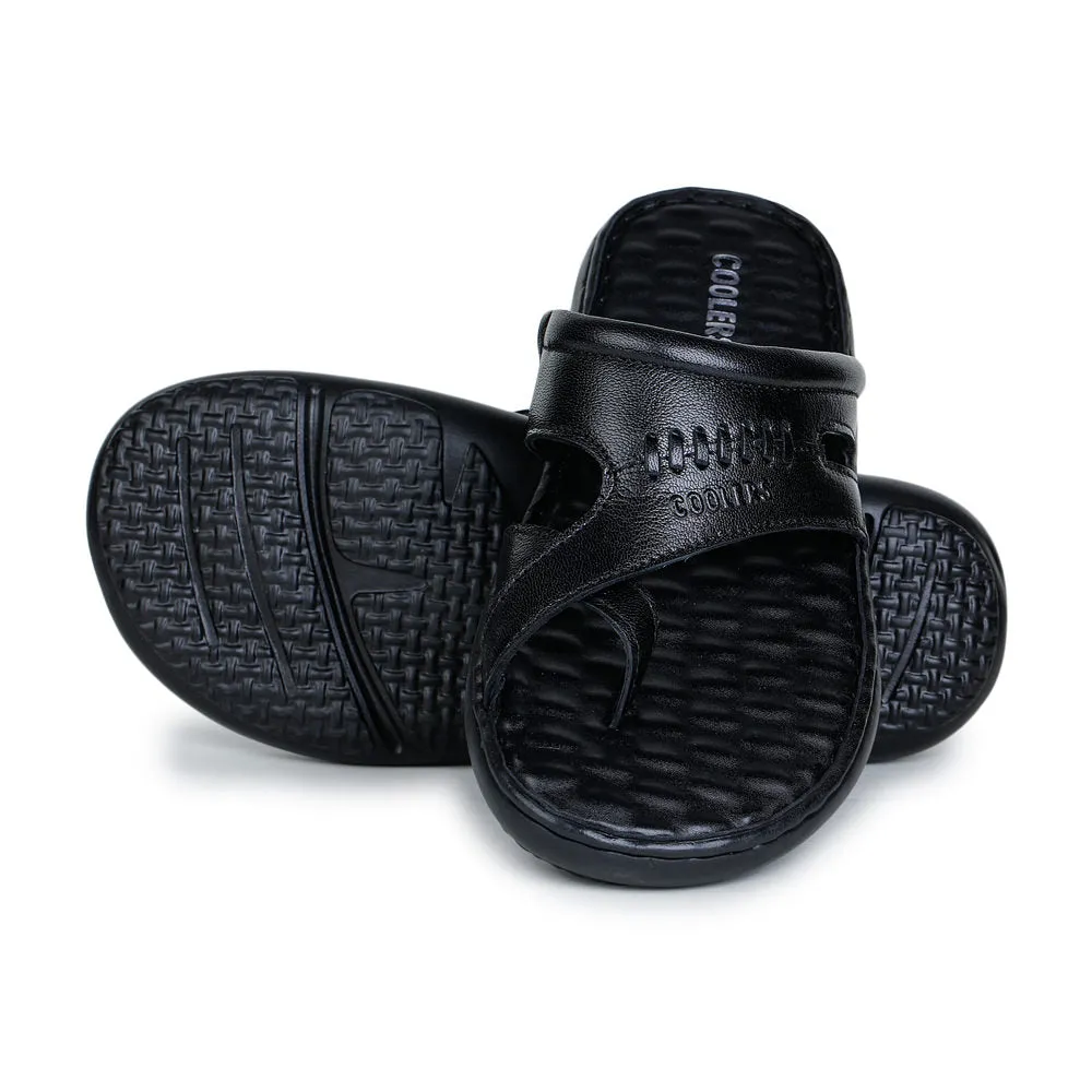 Sword Of Sandals 2 Full Version Coolers Casual Black Toe Ring Slippers For Men MONLIGHT-4 By Liberty