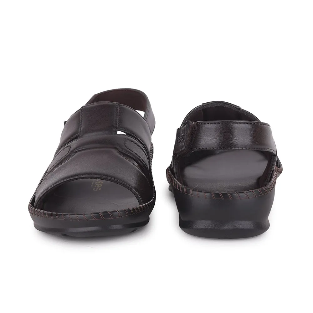 Healers Brown Casual Sandal For Men STARC-1E By Liberty Kiwi Sandals