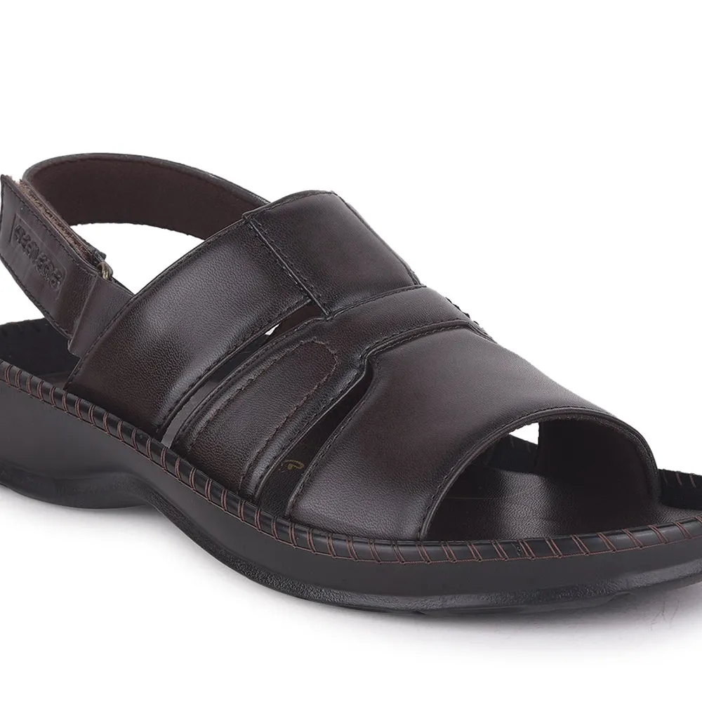 Best Sandals For Pregnancy Healers Brown Casual Sandal For Men STARC-1E By Liberty