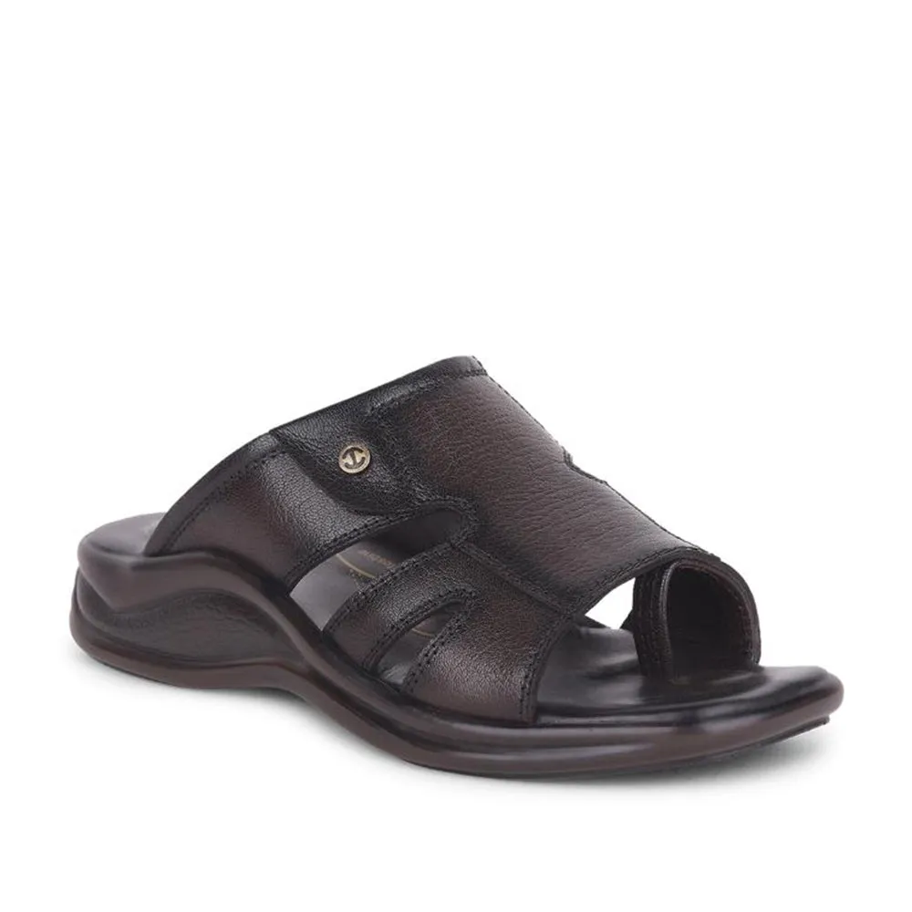 Sandals Jamaica Montego Bay Healers Brown Casual Toe Ring Slippers For Men 2013-903 By Liberty