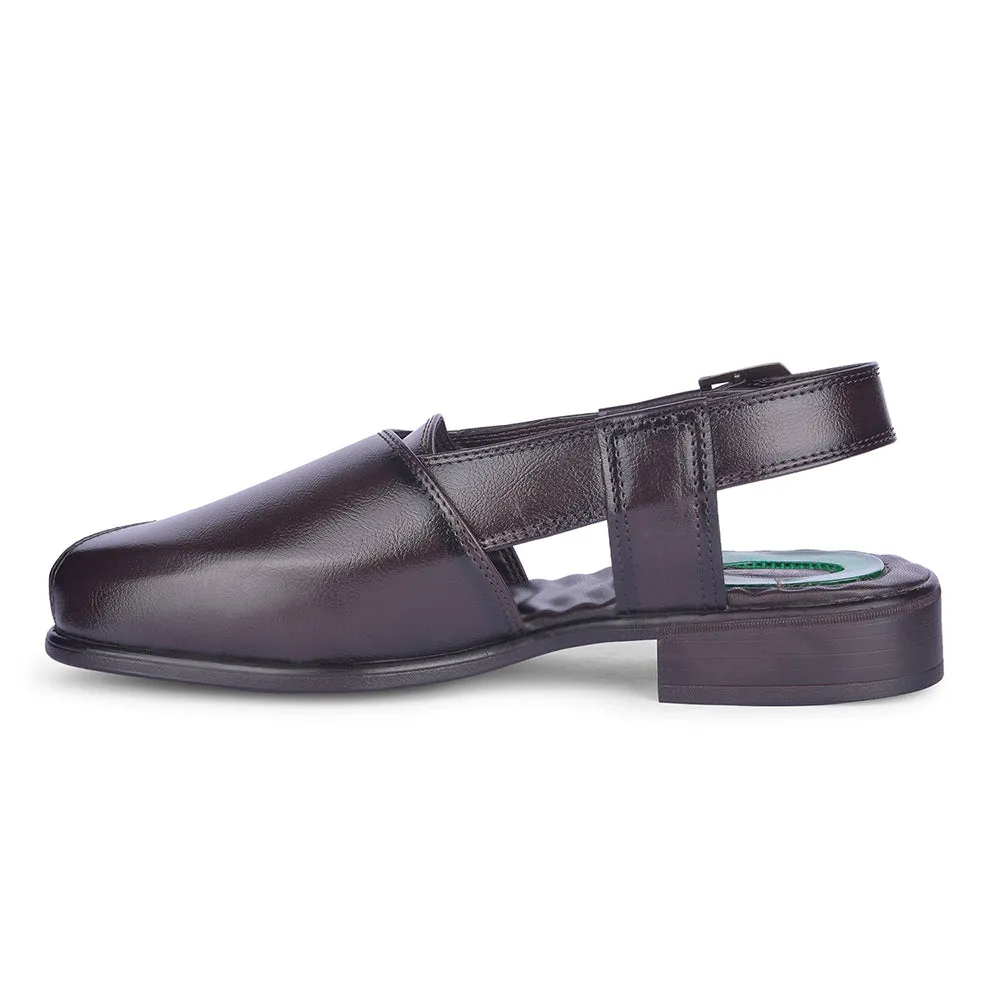 Zoriz Golf Sandals Healers By Liberty Mens PISHOR-2E Brown Casual Sandal