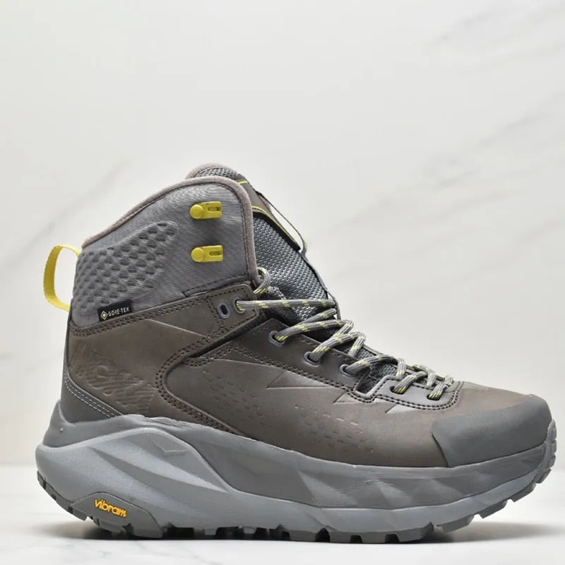 HOKA Kaha GTX Male Hiking Shoes Men Outdoor Waterproof Hunting Trekking Boots High Top Camping Travel Trail Running Shoes Best Hiking Shoes For Orthotics