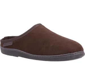 Hush Puppies Ashton Mens Warm Lined Mule Slipper Meena Eagle Slides